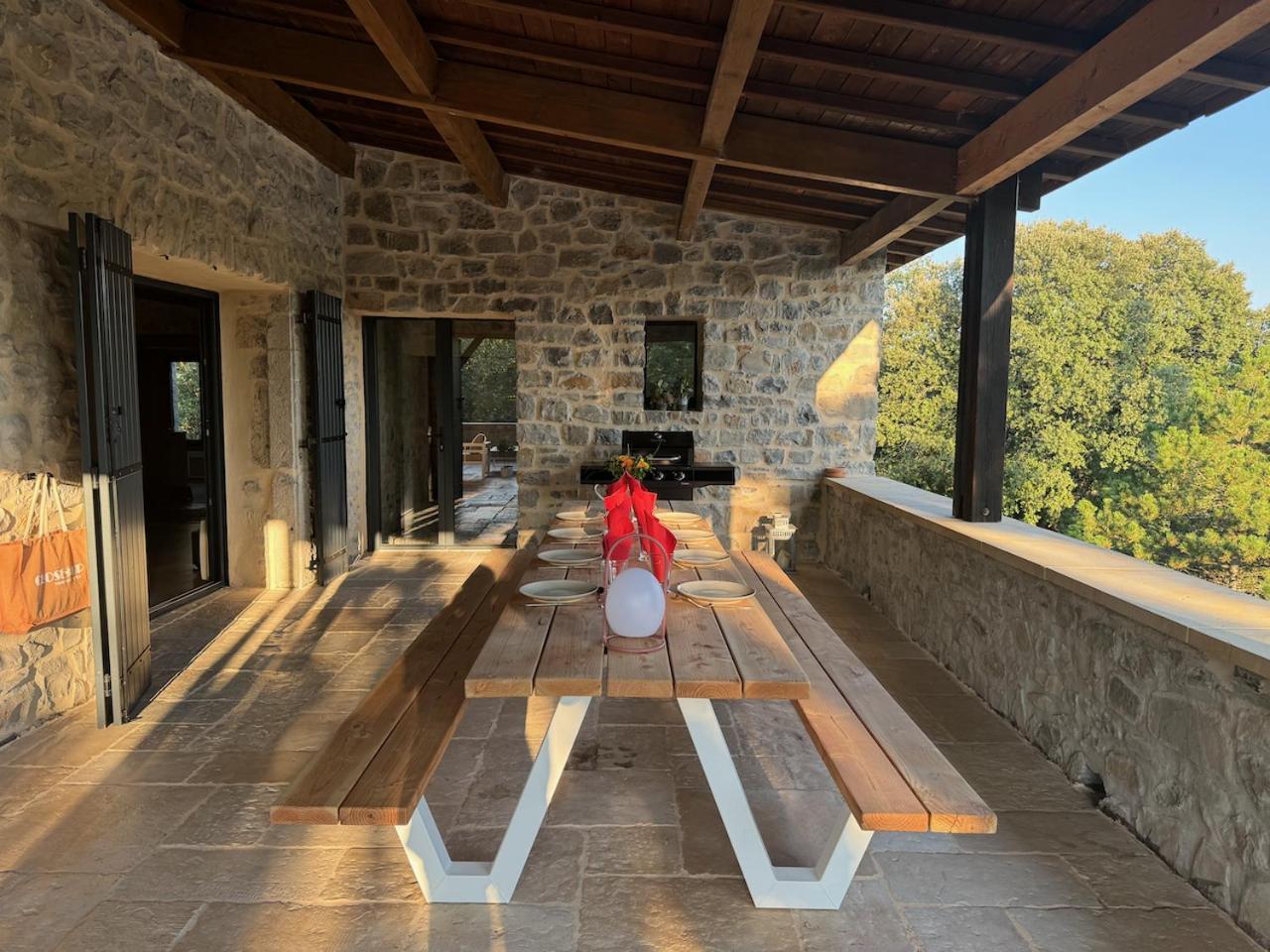 Вілла Luxurious Family House With Pool In Ardeche. Ле-Ван Екстер'єр фото